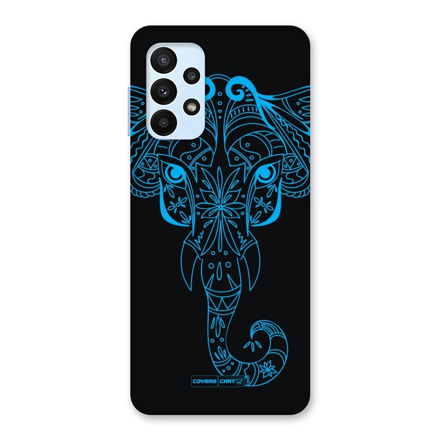 Blue Elephant Ethnic Back Case for Galaxy A23