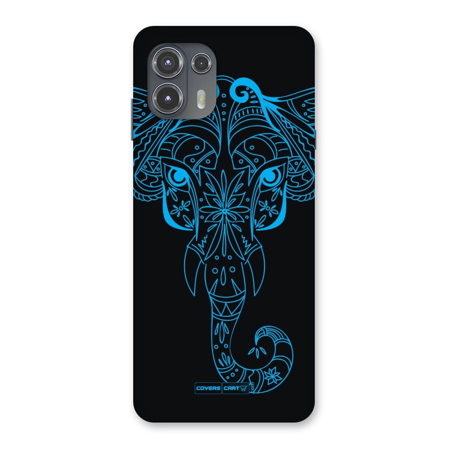 Blue Elephant Ethnic Back Case for Motorola Edge 20 Fusion