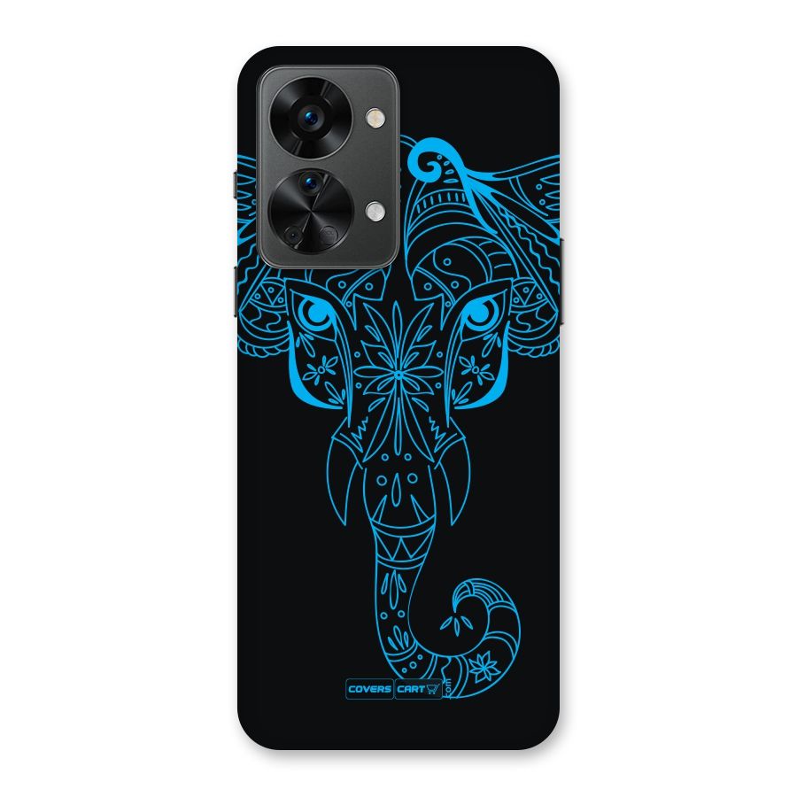 Blue Elephant Ethnic Back Case for OnePlus Nord 2T