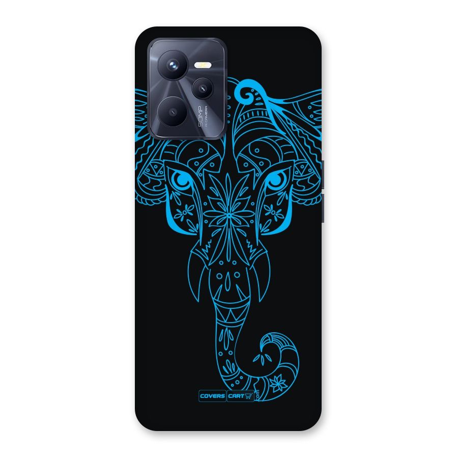Blue Elephant Ethnic Back Case for Realme C35