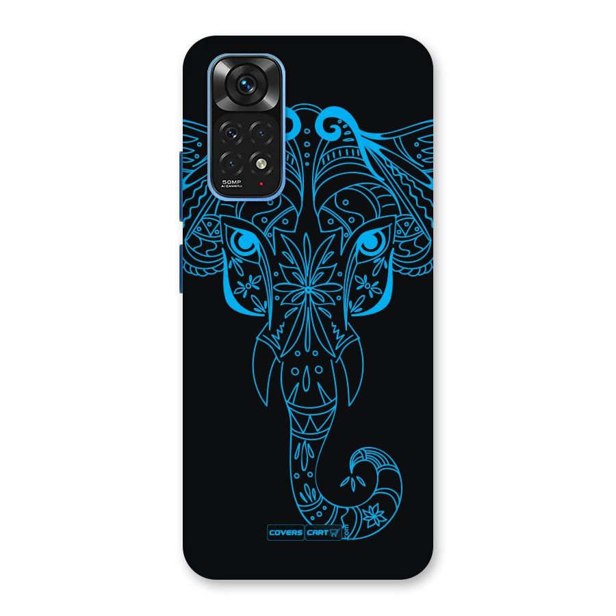 Blue Elephant Ethnic Back Case for Redmi Note 11S