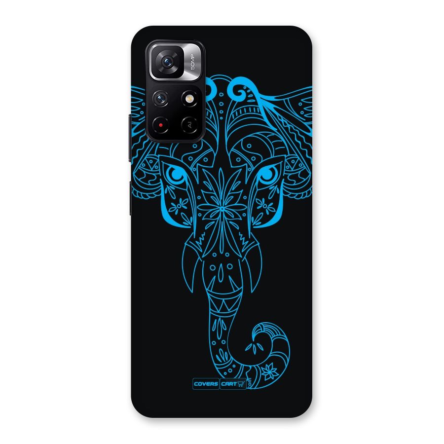 Blue Elephant Ethnic Back Case for Redmi Note 11T 5G