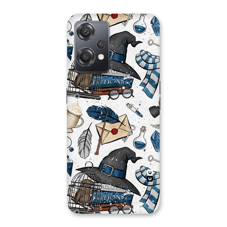 Blue Feather Hat Design Back Case for OnePlus Nord CE 2 Lite 5G
