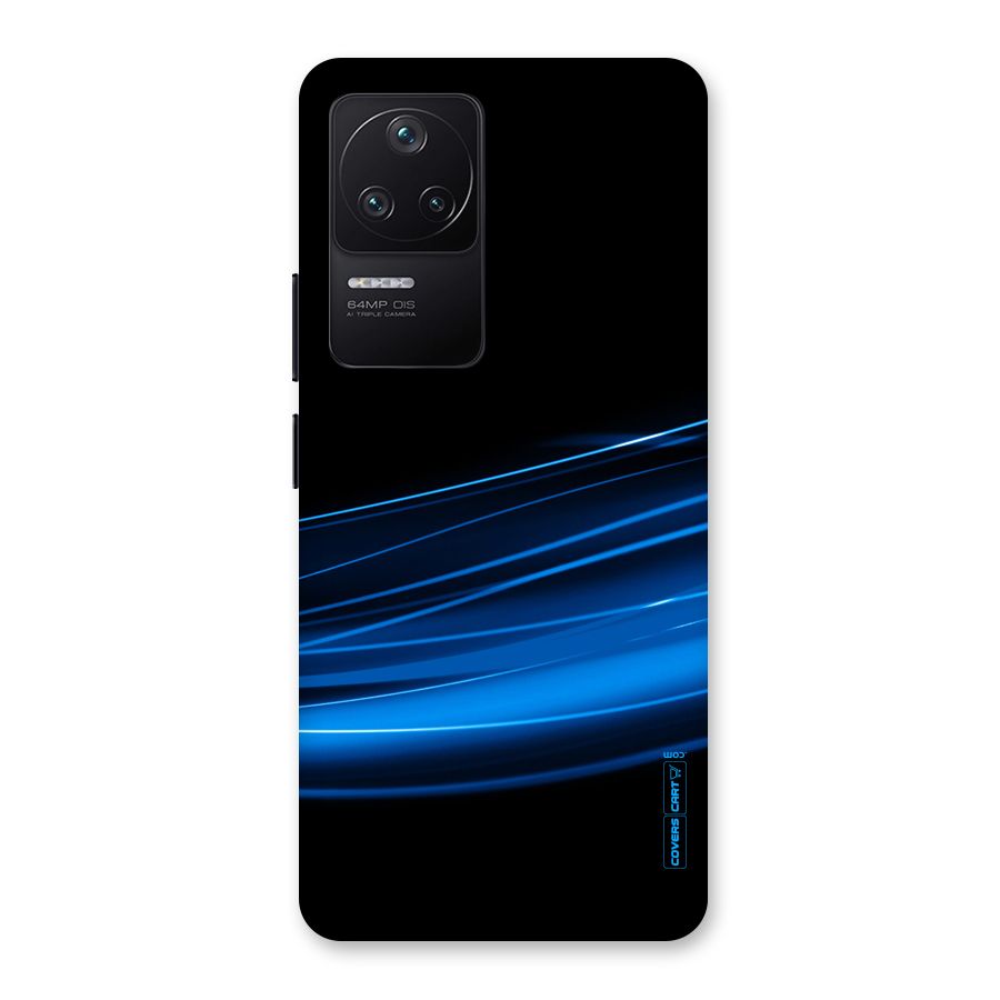 Blue Flow Back Case for Poco F4 5G