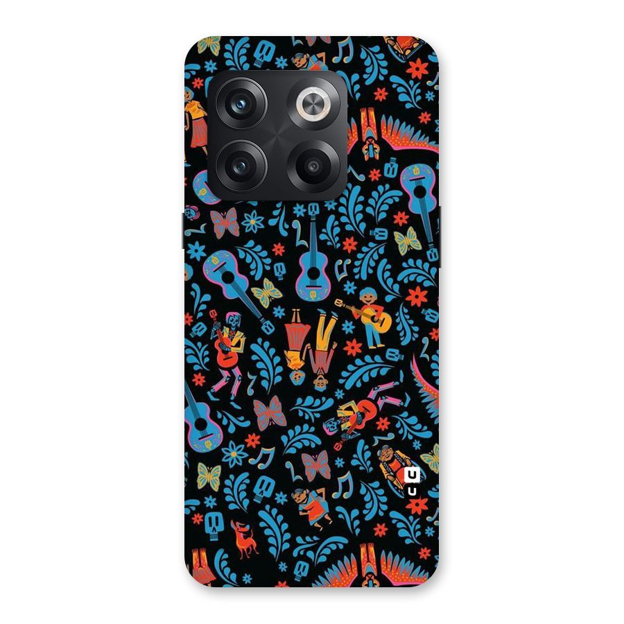 Blue Guitar Pattern Back Case for OnePlus 10T