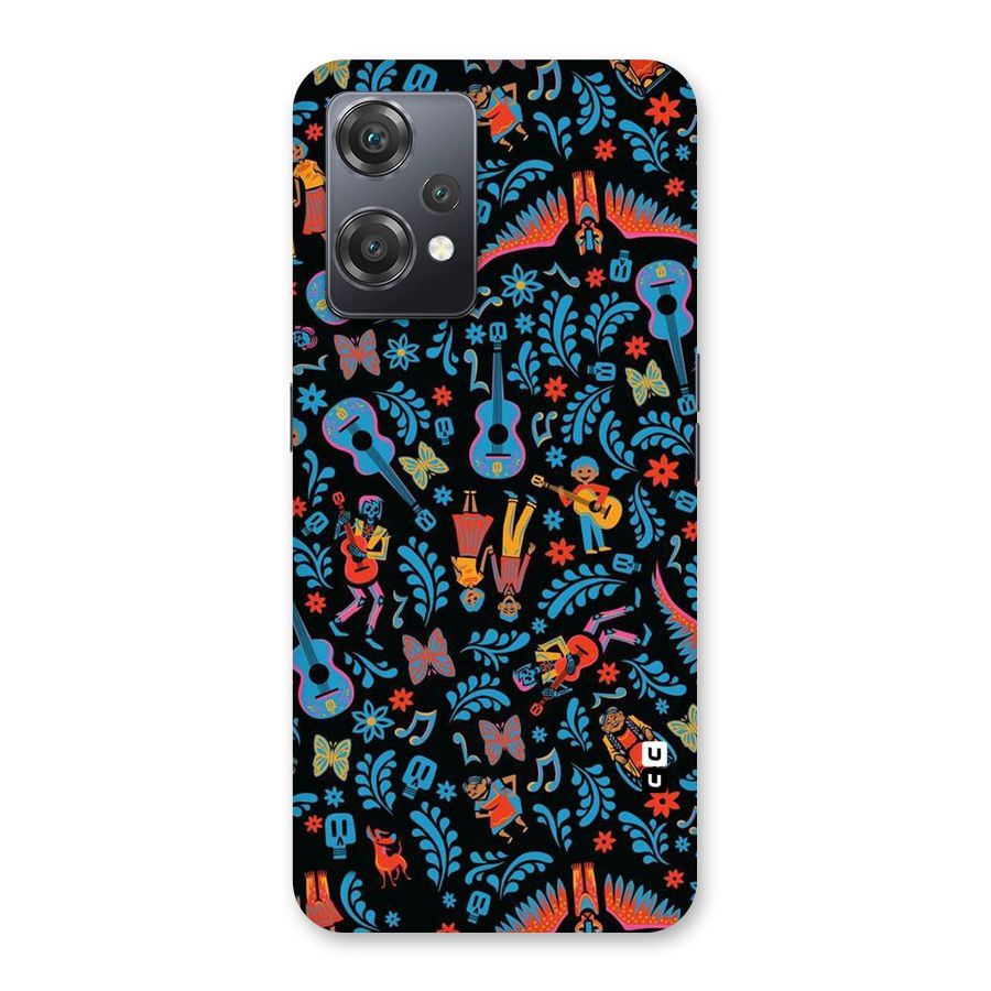 Blue Guitar Pattern Back Case for OnePlus Nord CE 2 Lite 5G