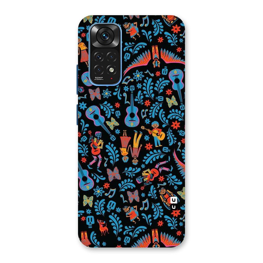 Blue Guitar Pattern Back Case for Redmi Note 11S