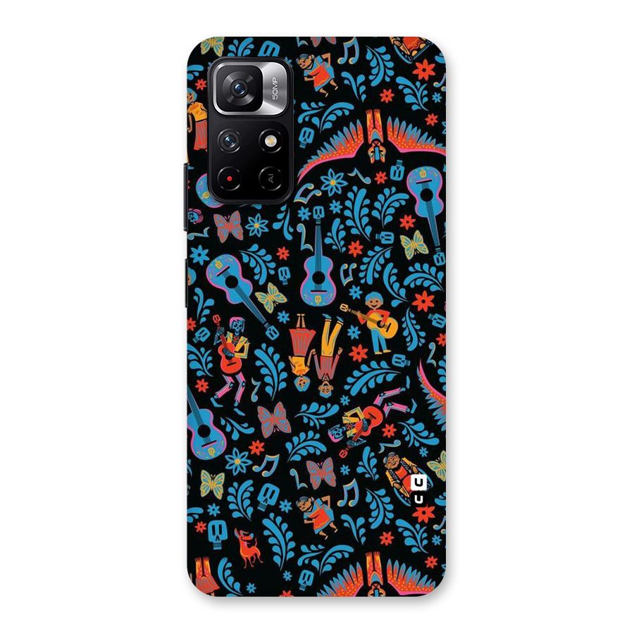 Blue Guitar Pattern Back Case for Redmi Note 11T 5G