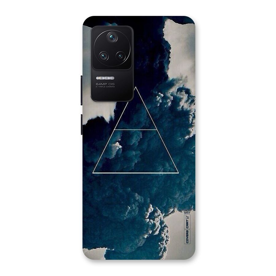 Blue Hue Smoke Back Case for Poco F4 5G