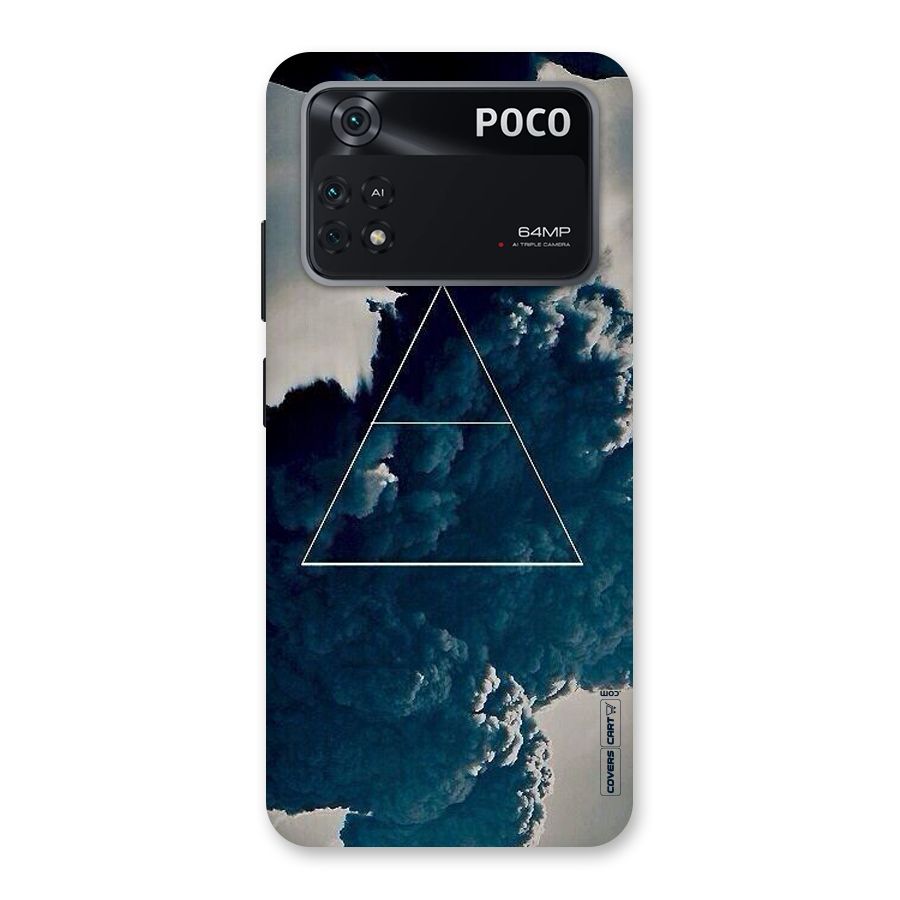 Blue Hue Smoke Back Case for Poco M4 Pro 4G