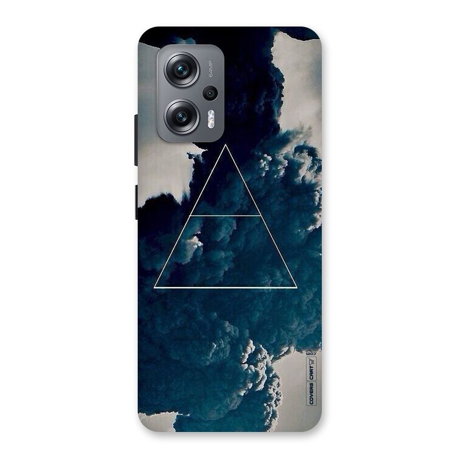 Blue Hue Smoke Back Case for Redmi K50i