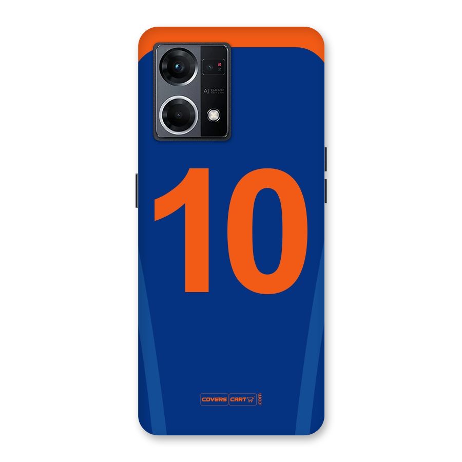 Blue Jersey Glass Back Case for Oppo F21 Pro 5G