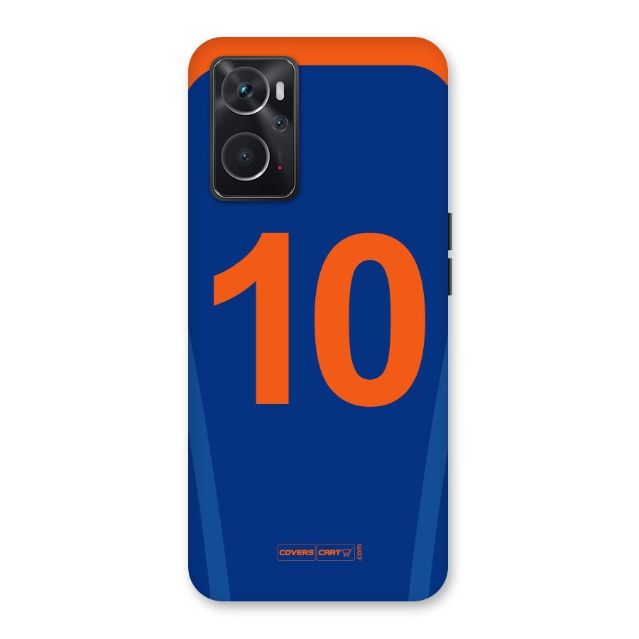 Blue Jersey Back Case for Oppo K10 4G
