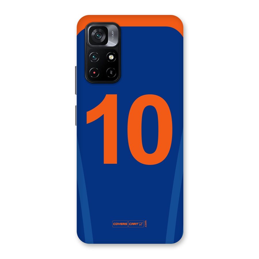 Blue Jersey Back Case for Poco M4 Pro 5G