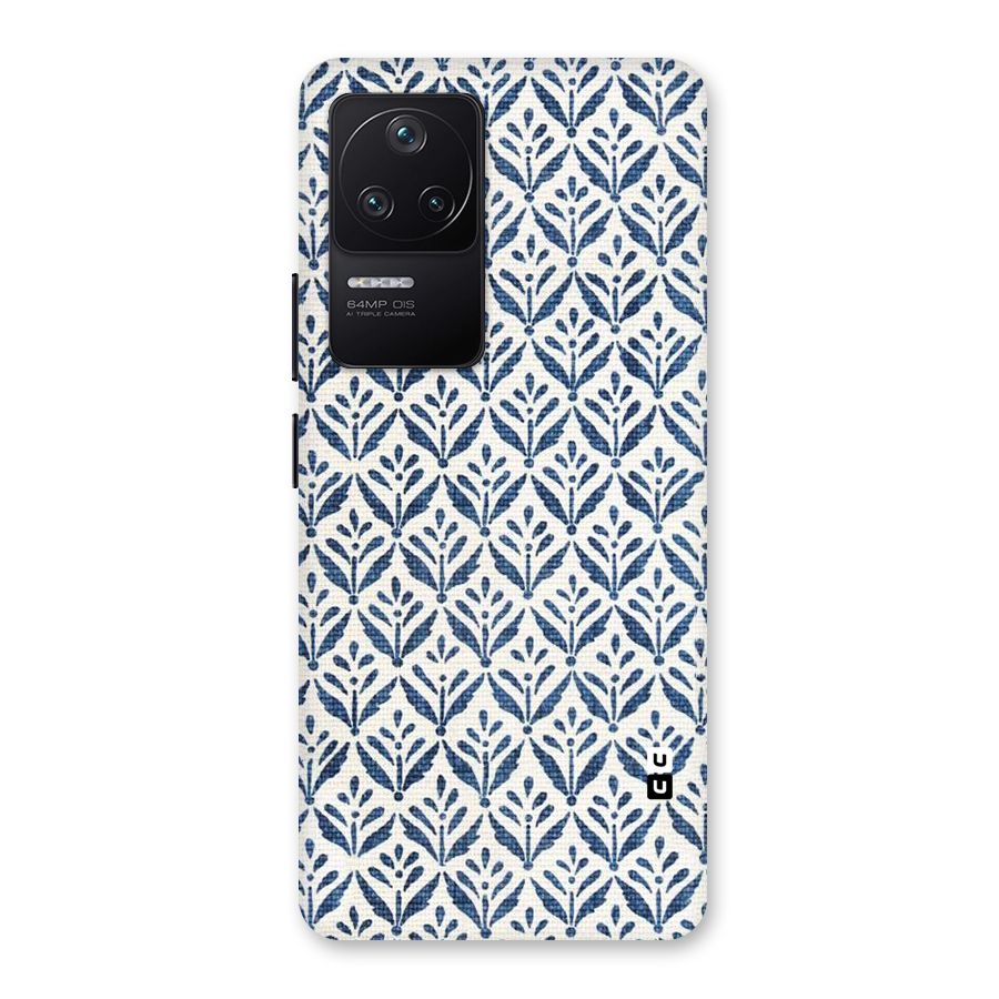 Blue Leaf Back Case for Poco F4 5G