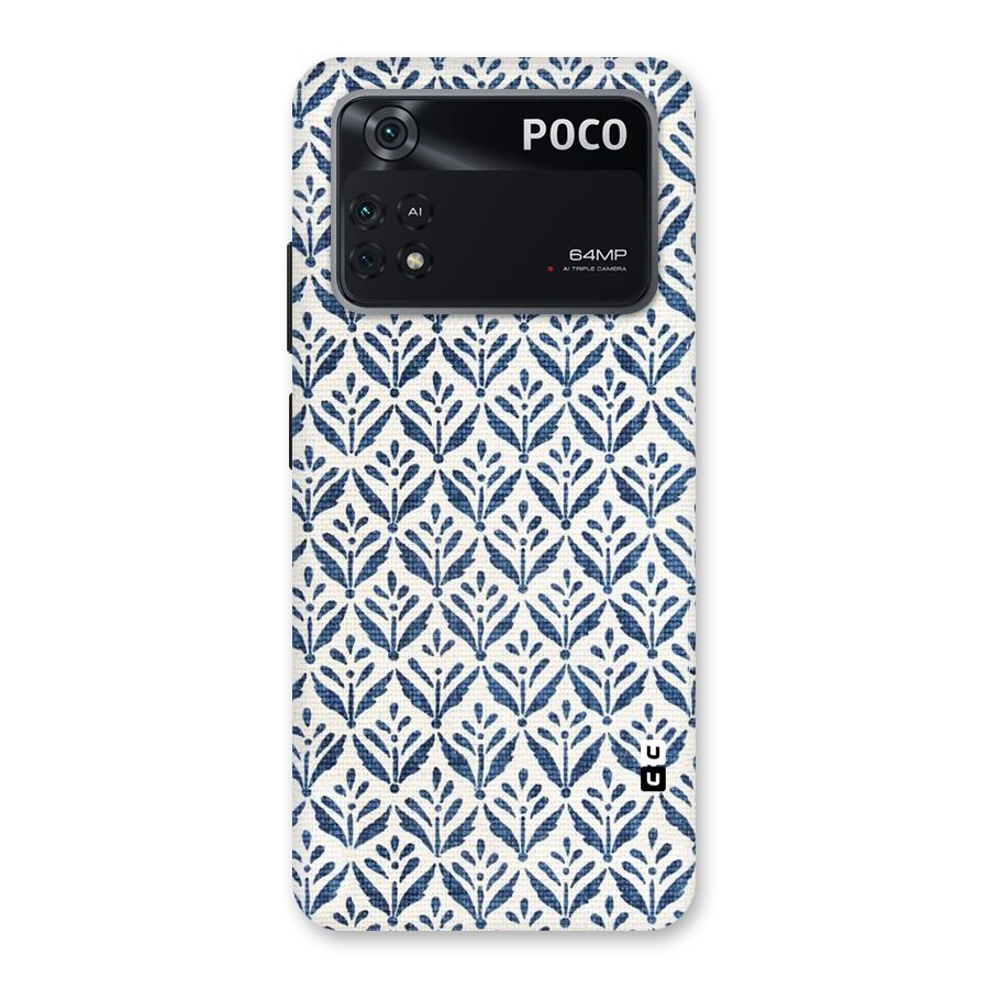 Blue Leaf Back Case for Poco M4 Pro 4G