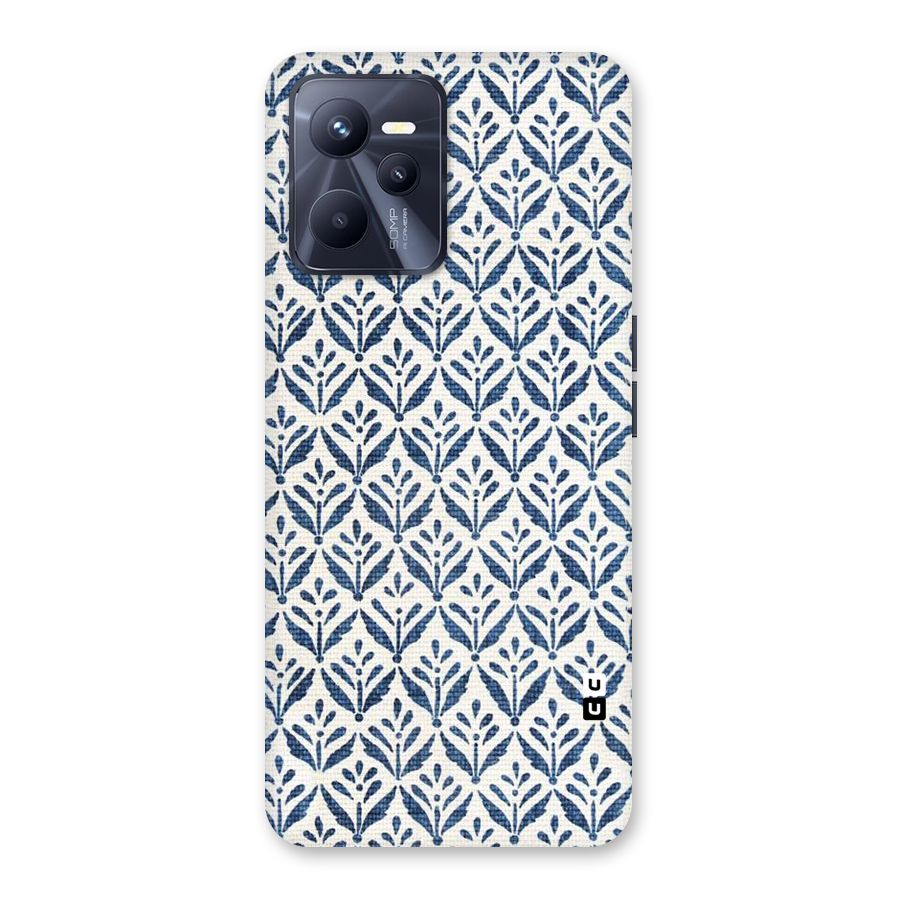 Blue Leaf Back Case for Realme C35