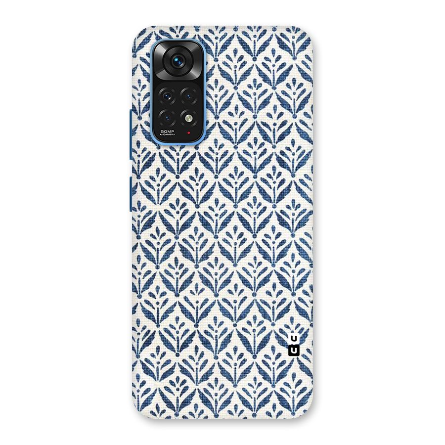 Blue Leaf Back Case for Redmi Note 11S