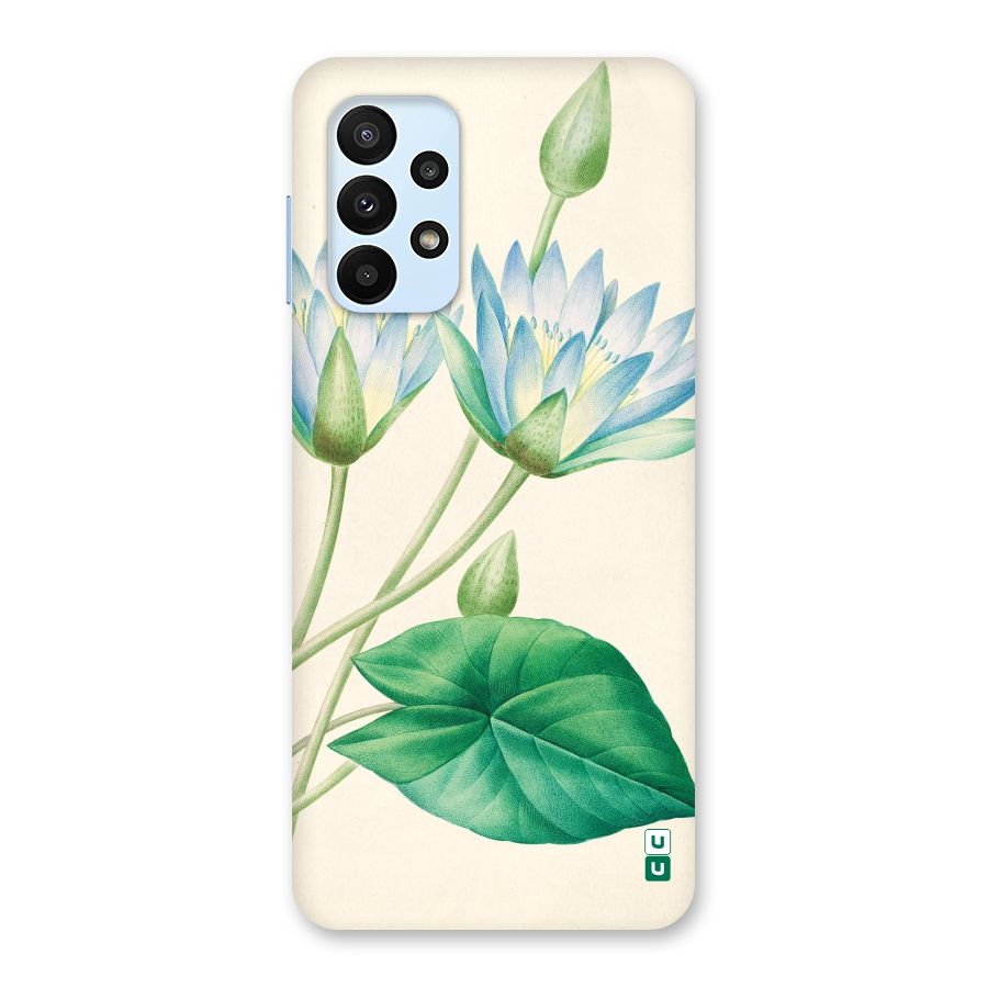 Blue Lotus Back Case for Galaxy A23