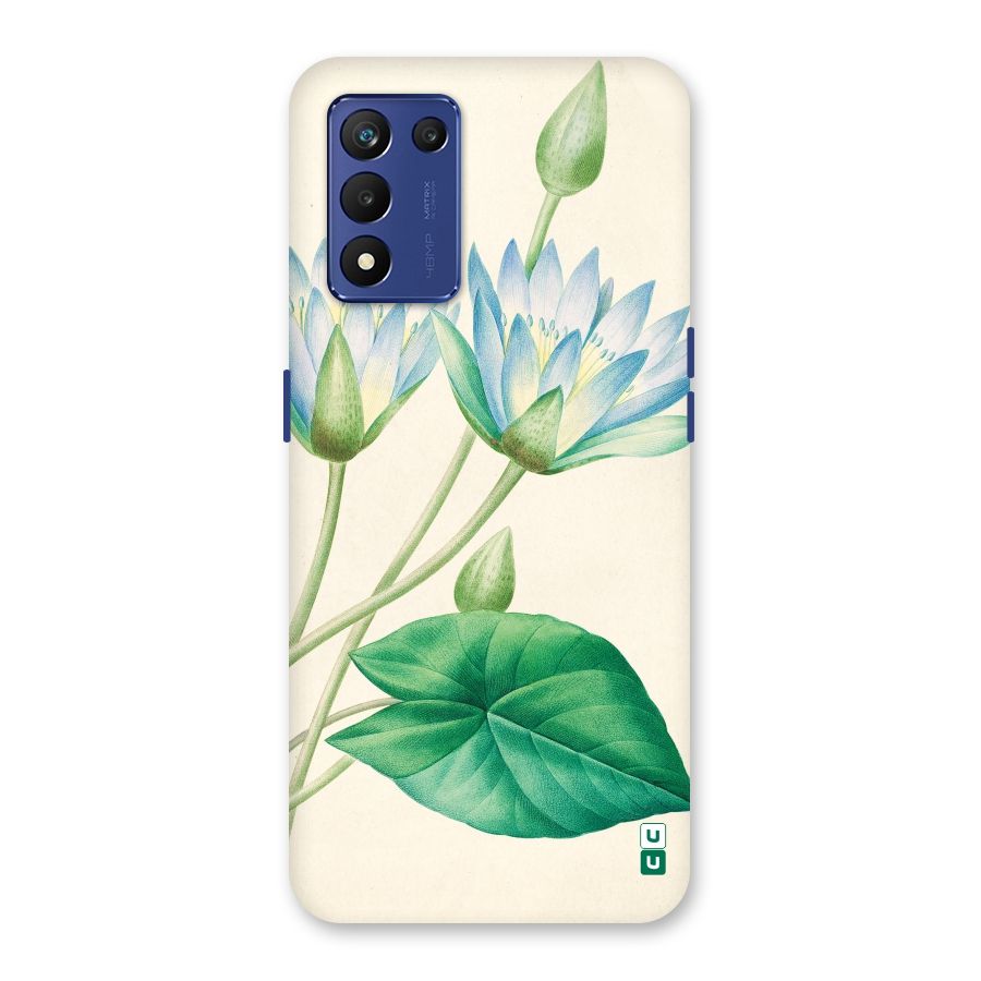 Blue Lotus Back Case for Realme 9 5G Speed