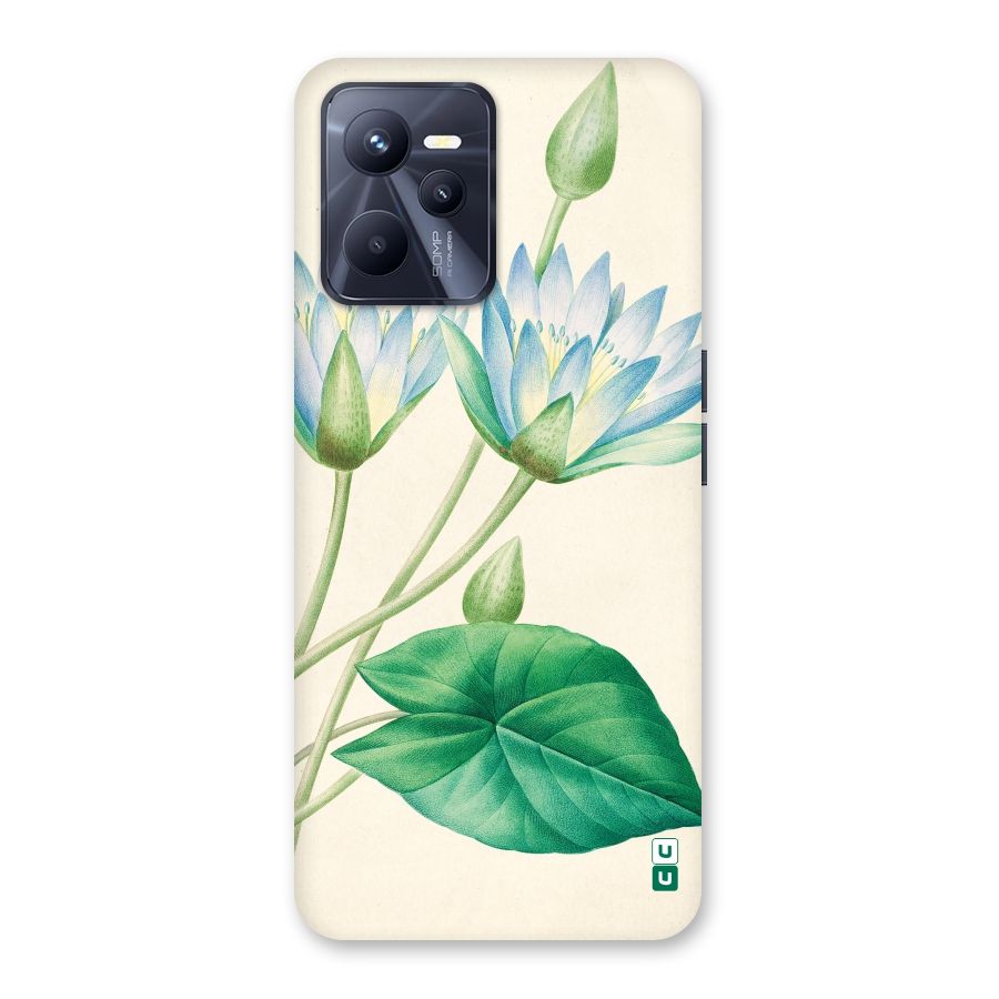 Blue Lotus Back Case for Realme C35