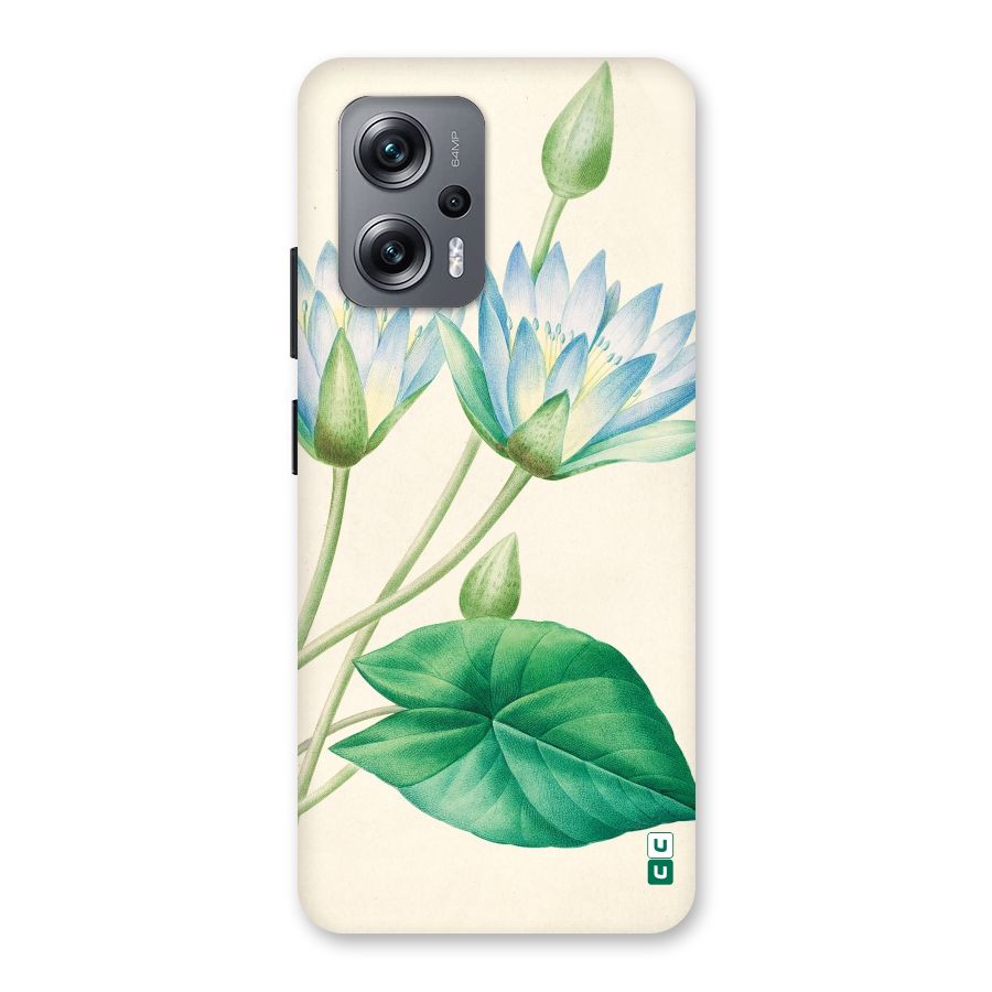 Blue Lotus Back Case for Redmi K50i