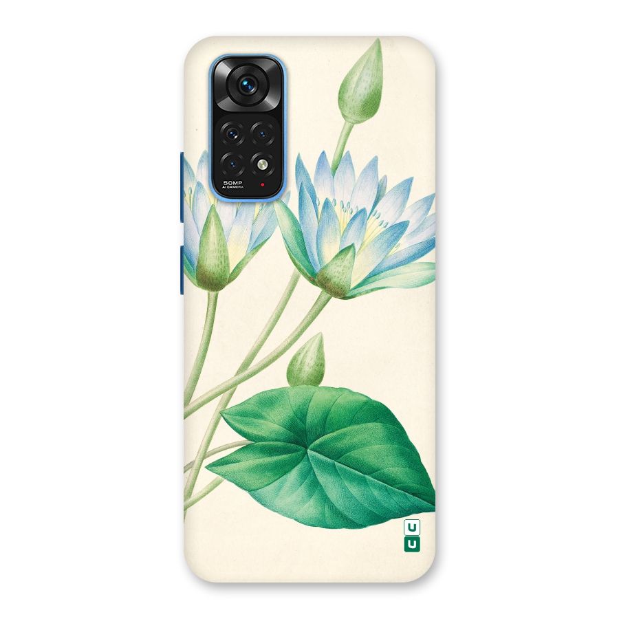 Blue Lotus Back Case for Redmi Note 11S