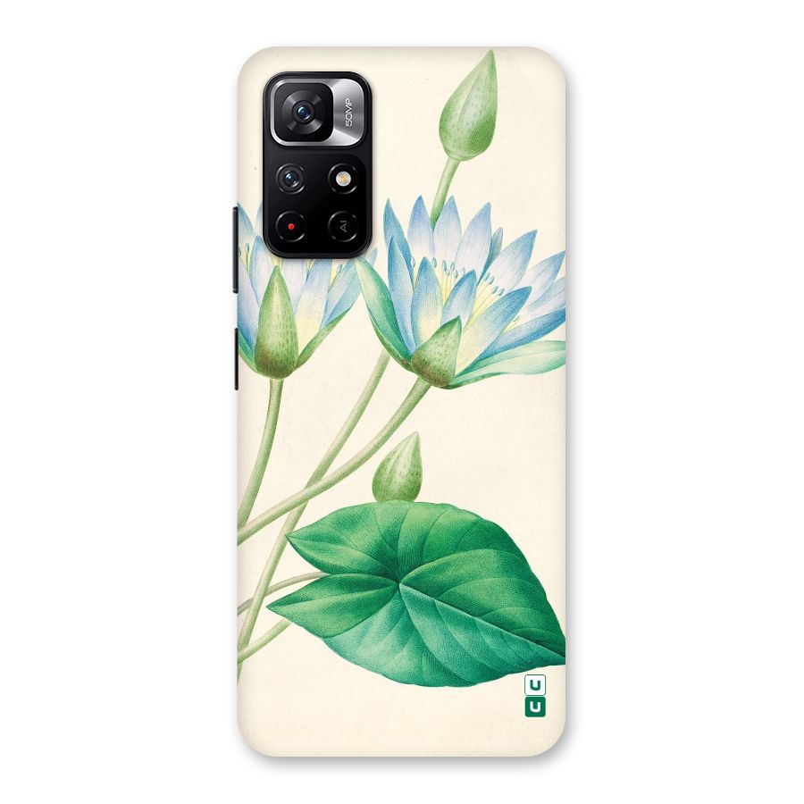 Blue Lotus Back Case for Redmi Note 11T 5G