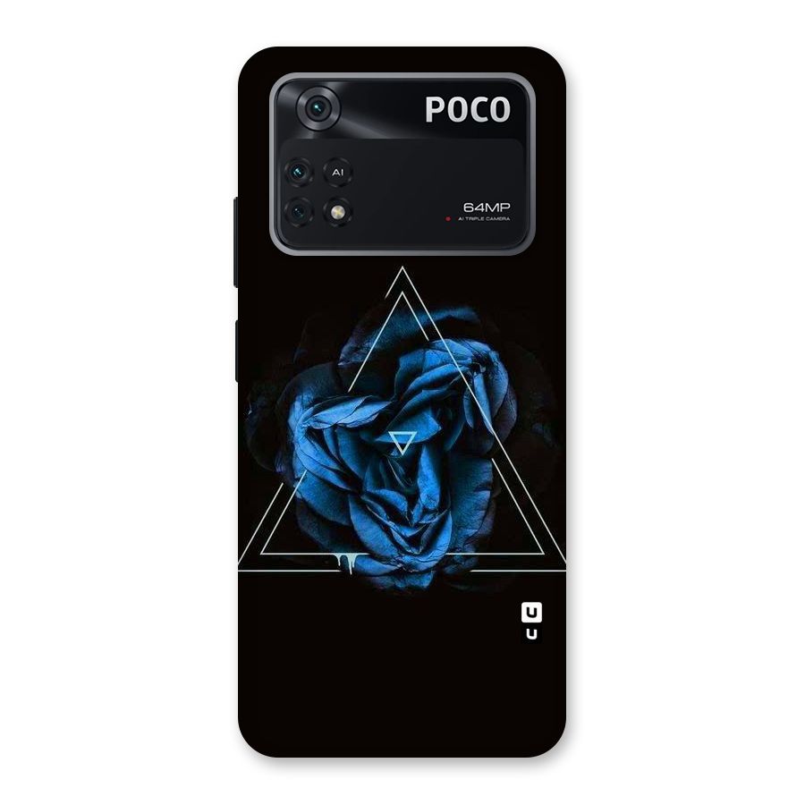 Blue Magic Triangle Back Case for Poco M4 Pro 4G