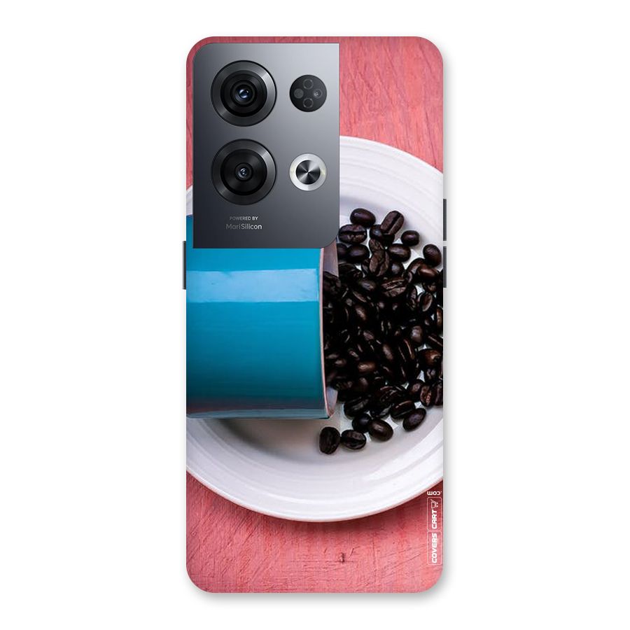 Blue Mug And Beans Back Case for Oppo Reno8 Pro 5G