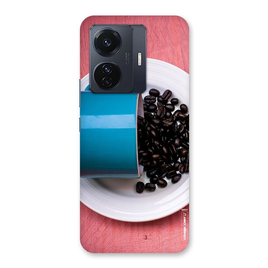 Blue Mug And Beans Back Case for Vivo T1 Pro