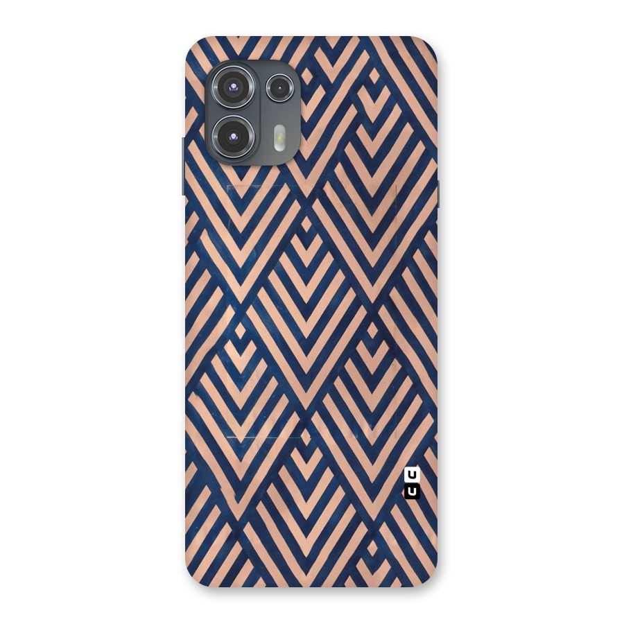 Blue Peach Back Case for Motorola Edge 20 Fusion