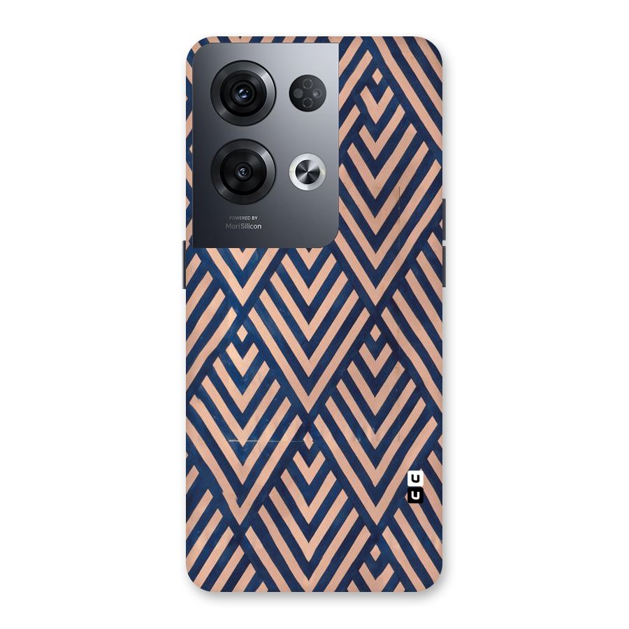 Blue Peach Back Case for Oppo Reno8 Pro 5G