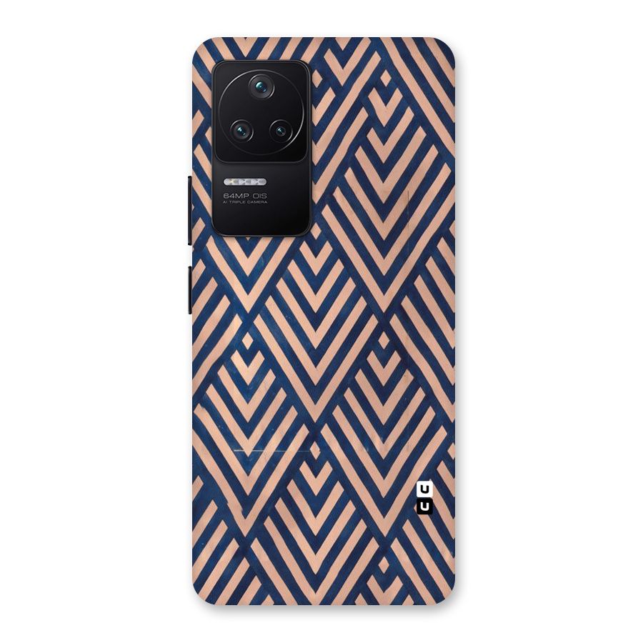 Blue Peach Back Case for Poco F4 5G