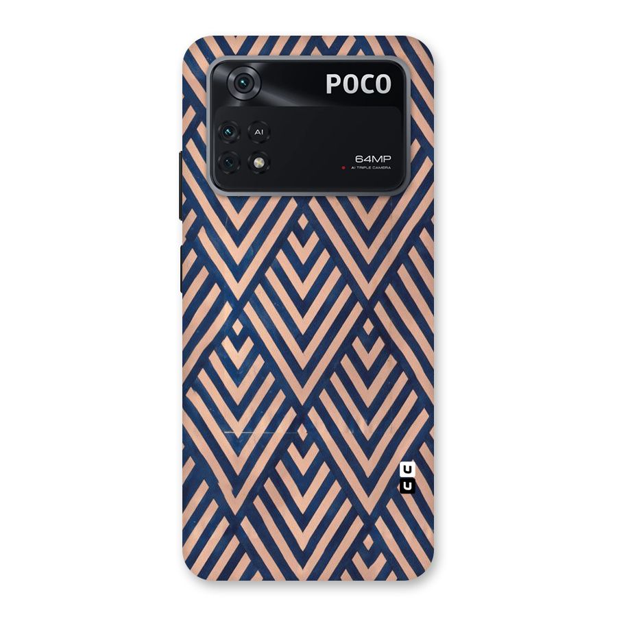 Blue Peach Back Case for Poco M4 Pro 4G