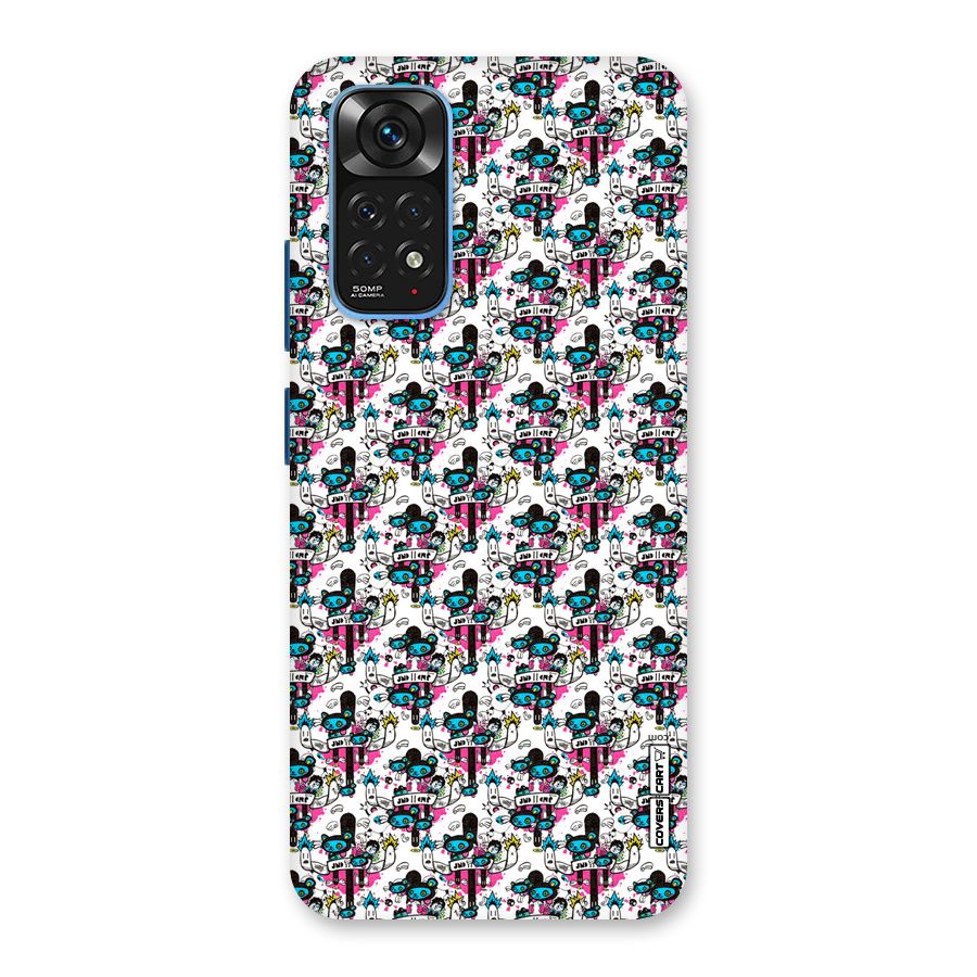 Blue Pink Pattern Back Case for Redmi Note 11S