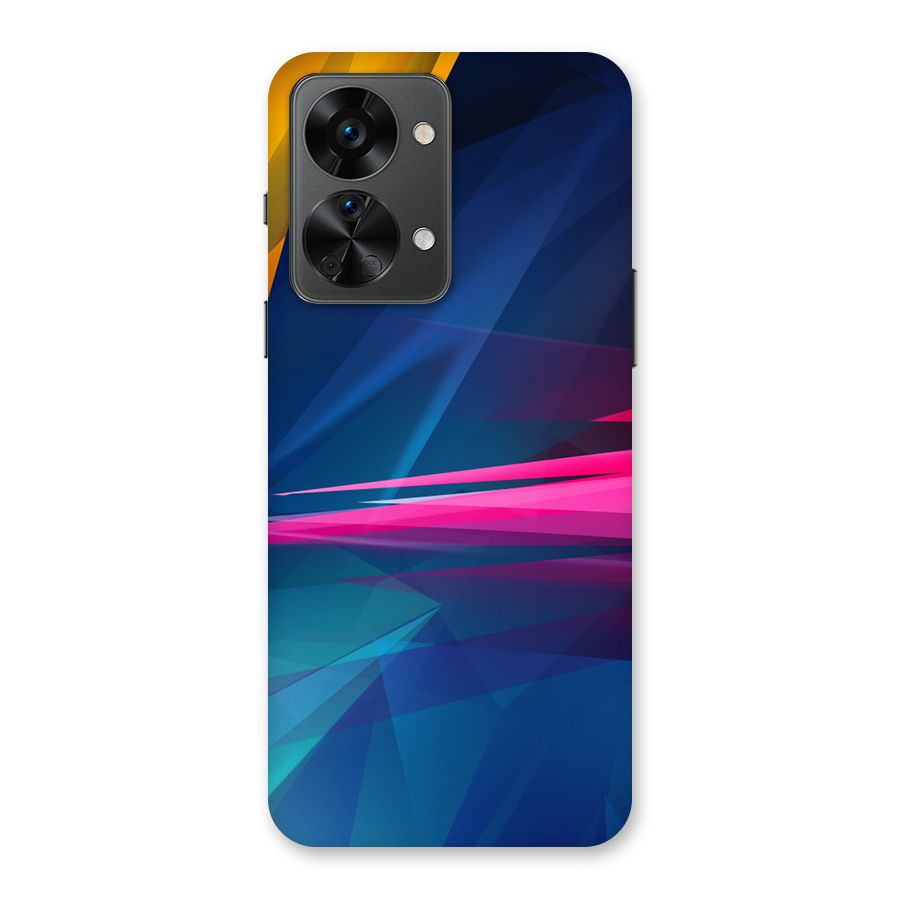 Blue Red Abstract Back Case for OnePlus Nord 2T