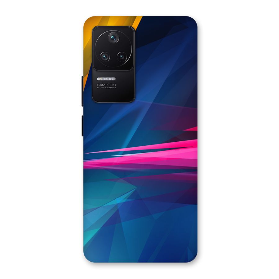Blue Red Abstract Back Case for Poco F4 5G