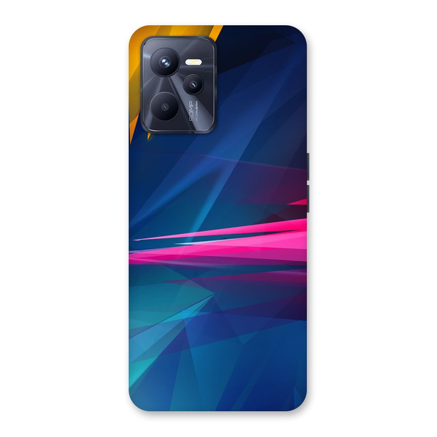 Blue Red Abstract Back Case for Realme C35