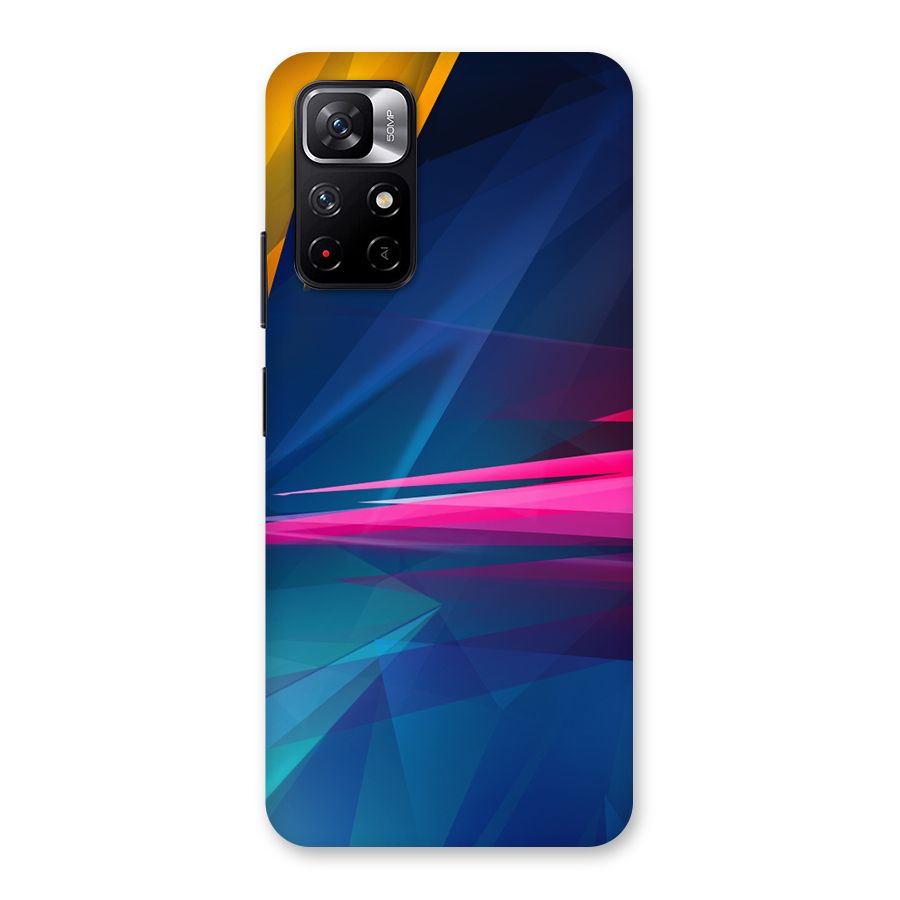 Blue Red Abstract Back Case for Redmi Note 11T 5G