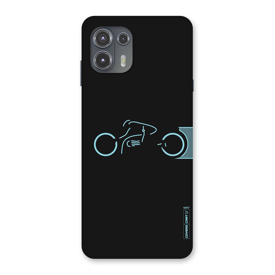 Blue Ride Back Case for Motorola Edge 20 Fusion