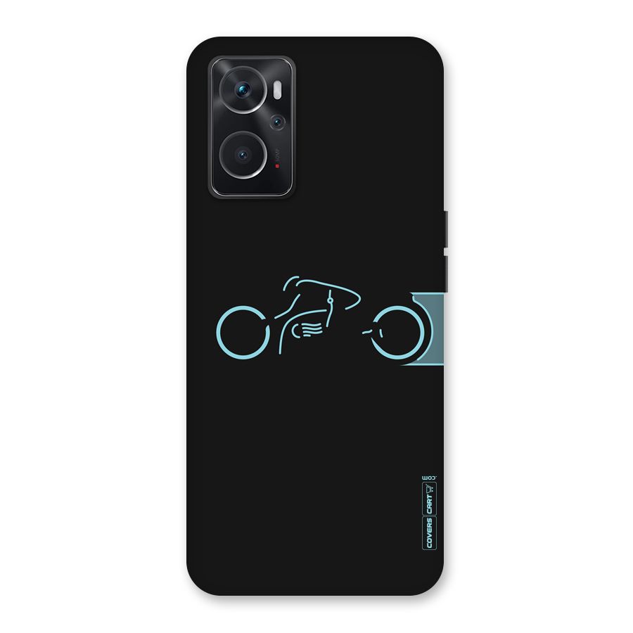 Blue Ride Back Case for Oppo K10 4G