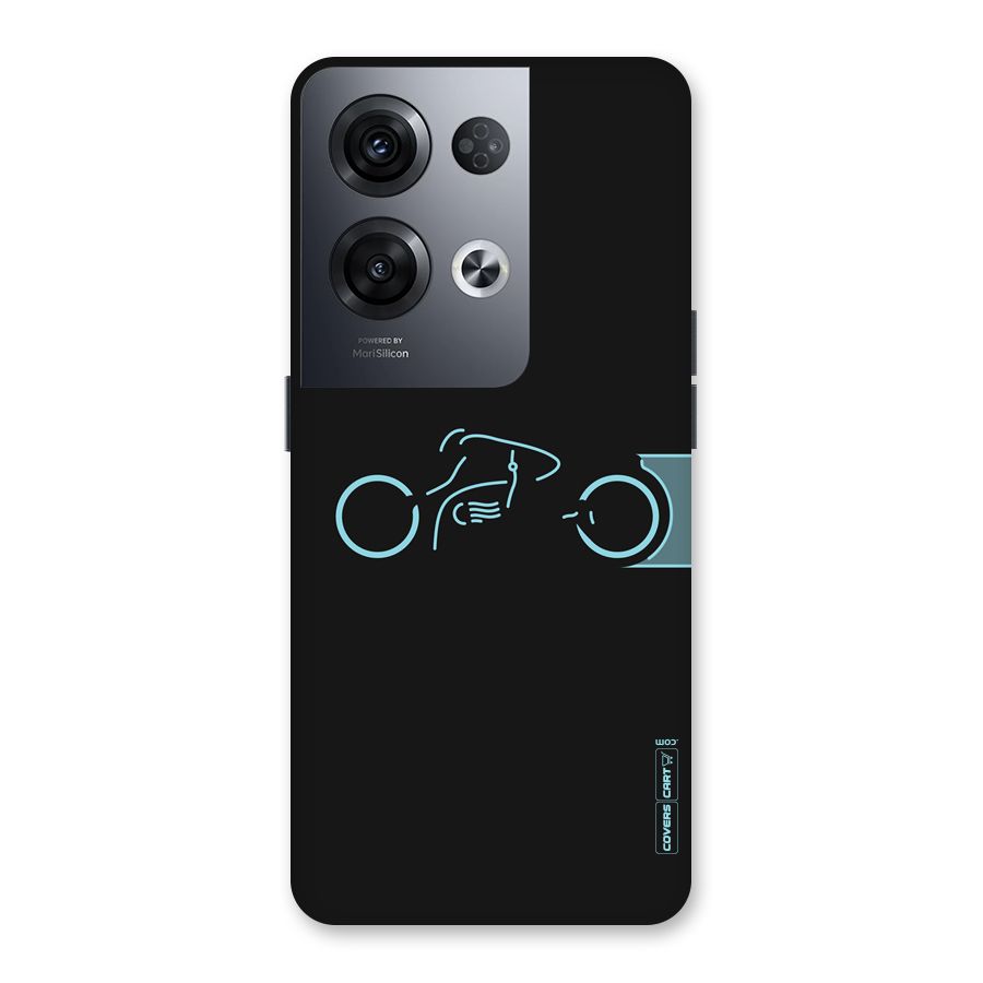 Blue Ride Back Case for Oppo Reno8 Pro 5G