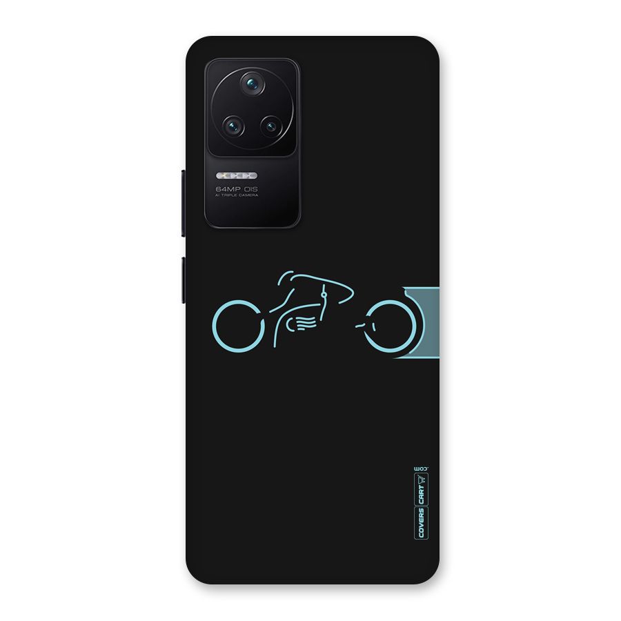 Blue Ride Back Case for Poco F4 5G