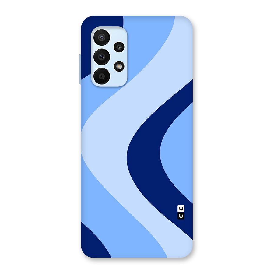 Blue Shade Curves Back Case for Galaxy A23