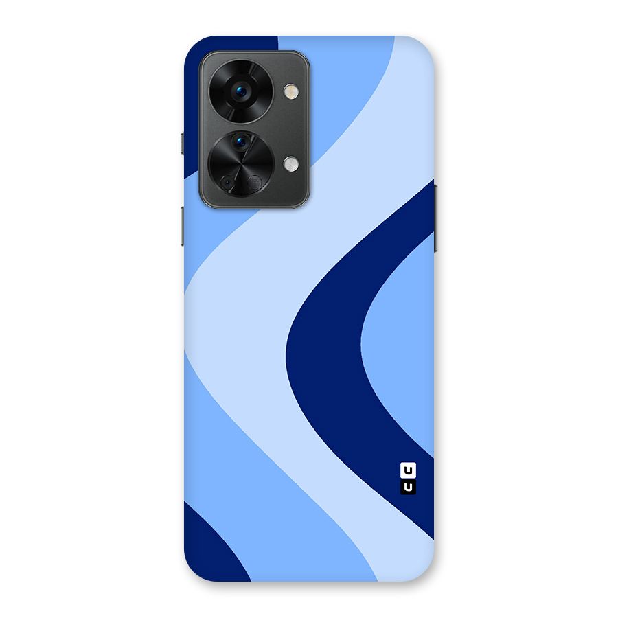 Blue Shade Curves Back Case for OnePlus Nord 2T