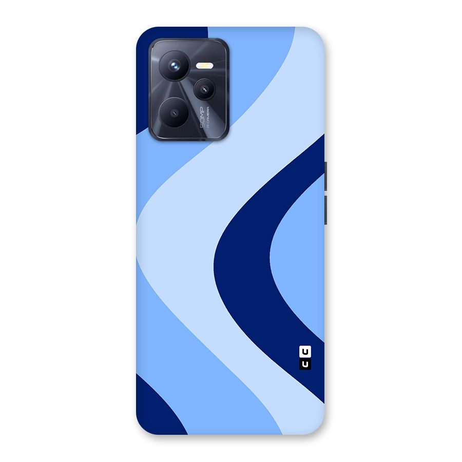Blue Shade Curves Back Case for Realme C35