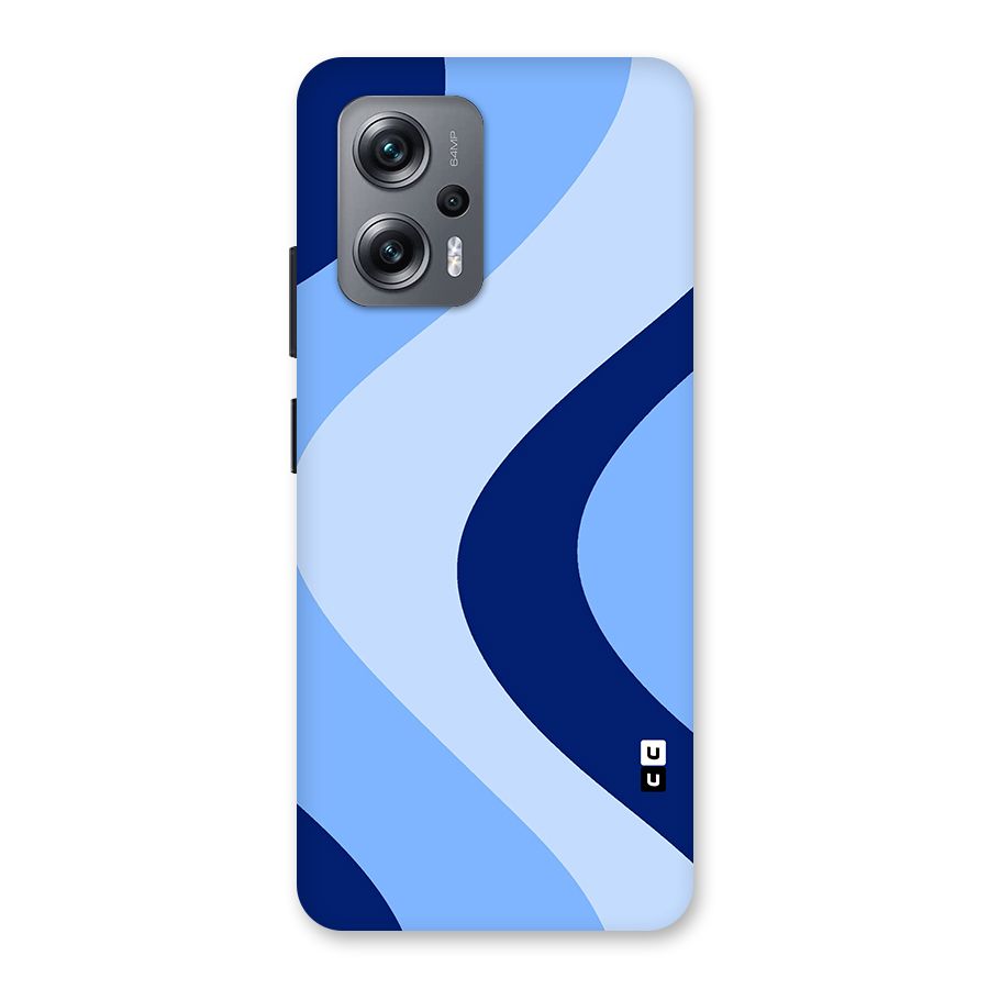 Blue Shade Curves Back Case for Redmi K50i