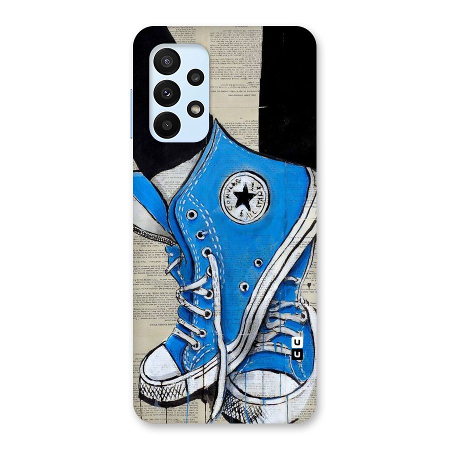 Blue Shoes Back Case for Galaxy A23