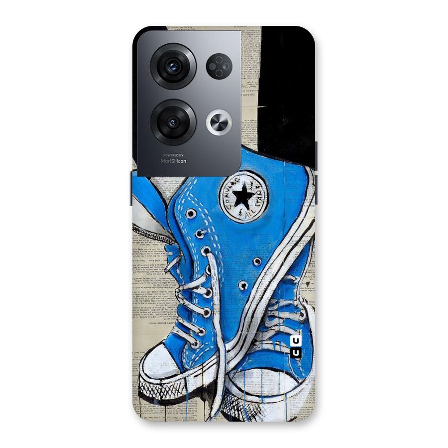 Blue Shoes Back Case for Oppo Reno8 Pro 5G